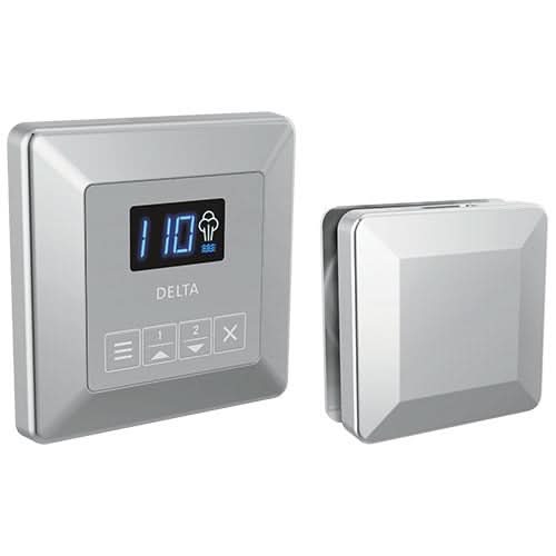 Delta Steam Shower Controls Delta SteamScape Classic Square Control and Square Steam Head