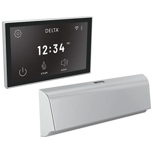 Delta Steam Shower Controls Delta SteamScape Deluxe System Interface and Unilateral Steam Head