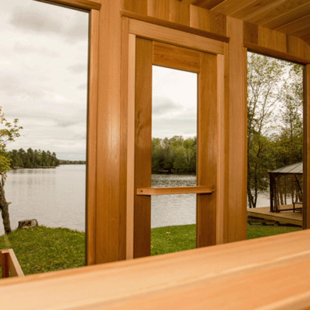 Dundalk LeisureCraft Saunas Dundalk Leisure Knotty Cedar Outdoor Luna Sauna