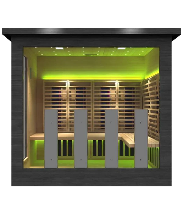 Sun Home Saunas Sun Home Luminar™ Outdoor 5-Person Full-Spectrum Infrared Sauna