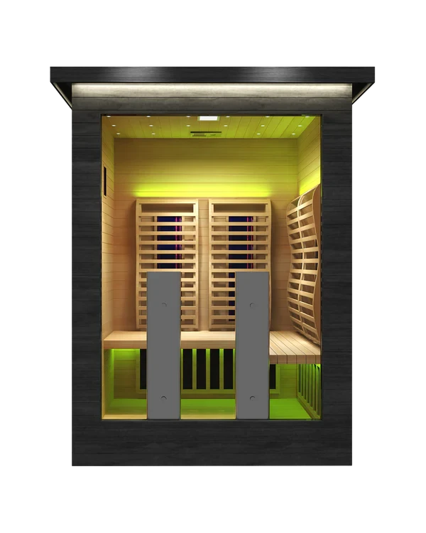 Sun Home Saunas Sun Home Luminar™ Outdoor 2-Person Full-Spectrum Infrared Sauna