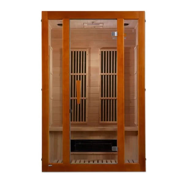 Golden Designs Saunas Golden Designs Maxxus Aspen Dual Tech 2 person Low EMF FAR IR Sauna (MX-J206-02S)