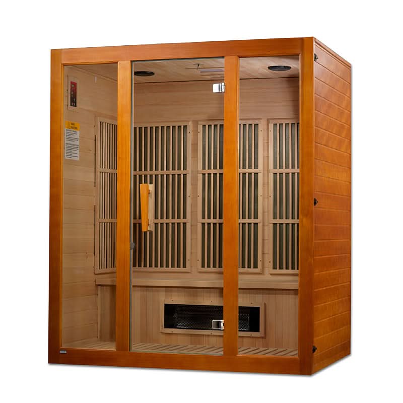 Golden Designs Saunas Golden Designs Maxxus Alpine Dual Tech 3 person Low EMF FAR IR Sauna (MX-J306-02S)