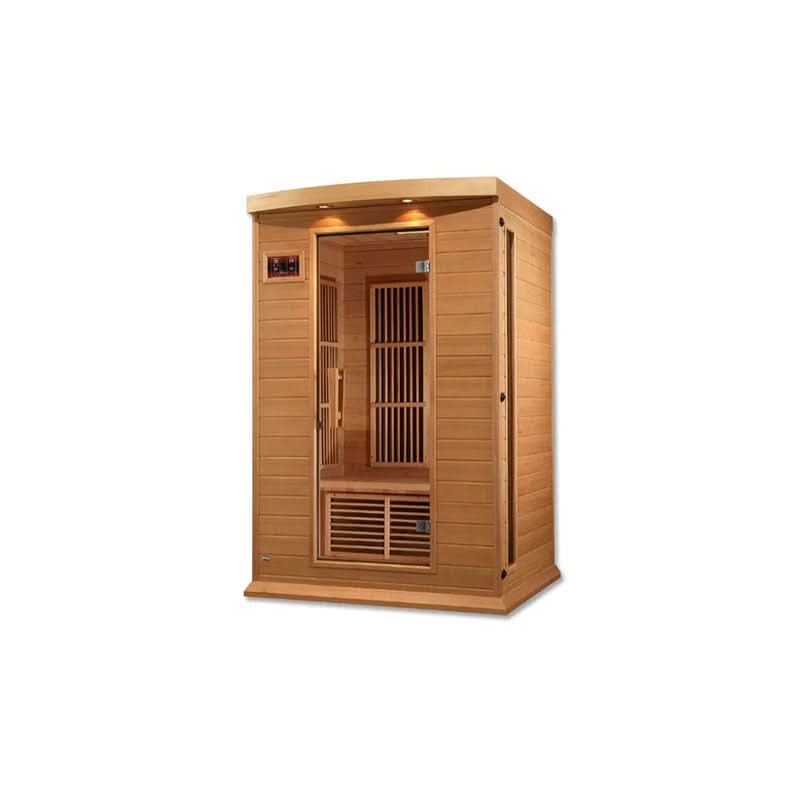 Golden Designs Saunas Golden Designs Maxxus 2 Person Low EMF FAR IR Sauna (MX-K206-01)