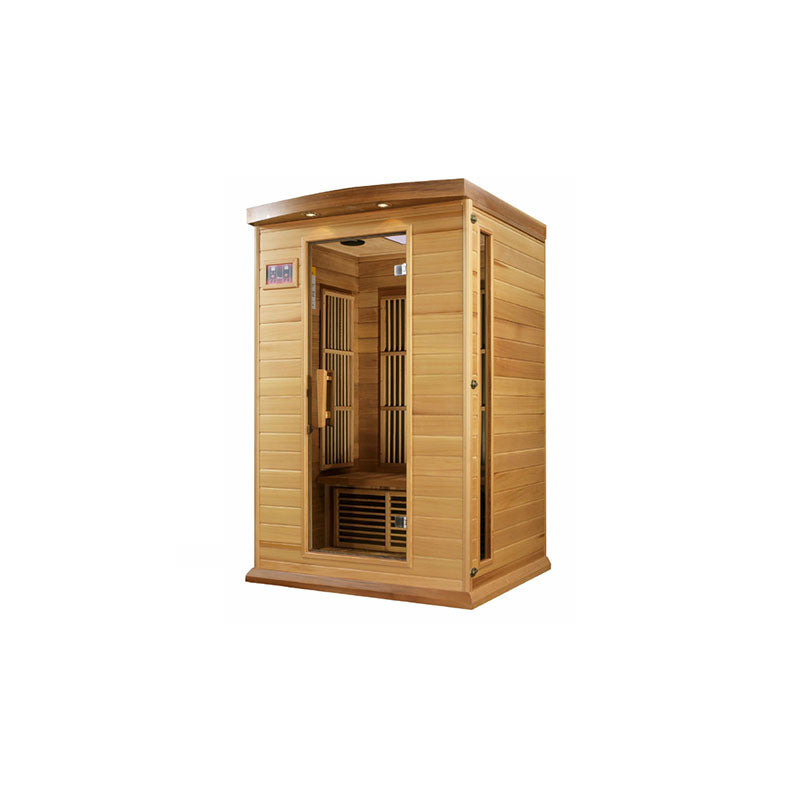 Golden Designs Saunas Golden Designs Maxxus 2 Person Near Zero EMF FAR IR Sauna (MX-K206-01-ZF HEM)