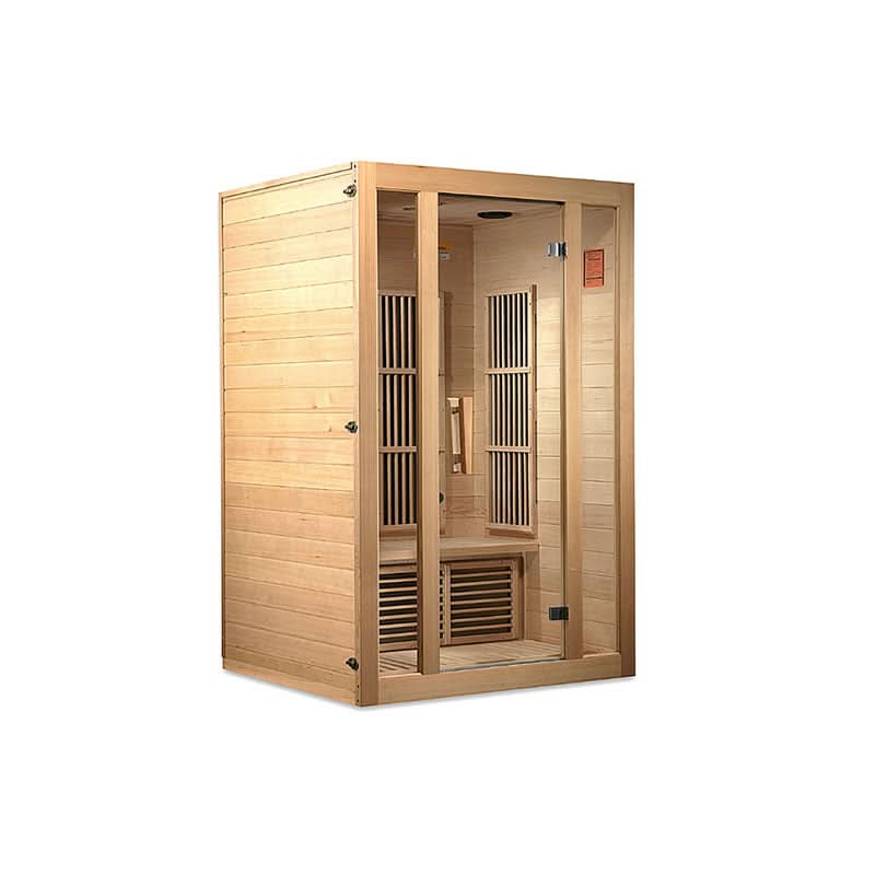 Golden Designs Saunas Golden Designs Maxxus "Seattle" 2 Person Low EMF FAR IR Sauna (MX-J206-01)