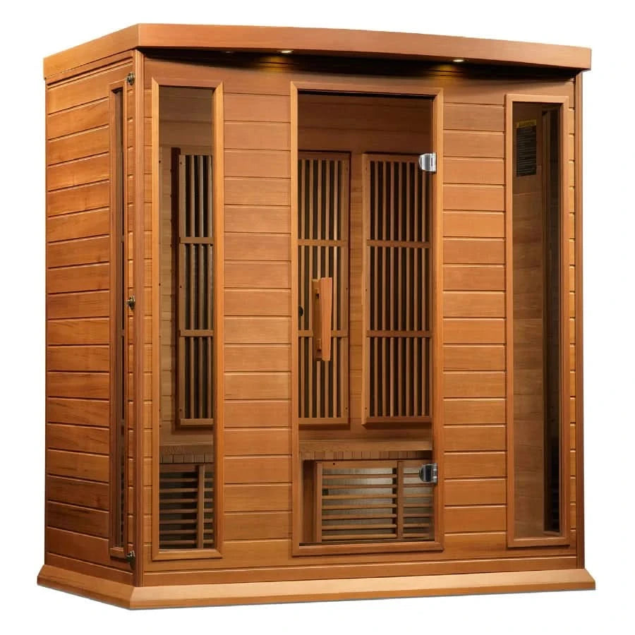Golden Designs Saunas Golden Designs Maxxus "Chaumont" 4 Person Near Zero EMF FAR IR Sauna (MX-K406-01-ZF CED)