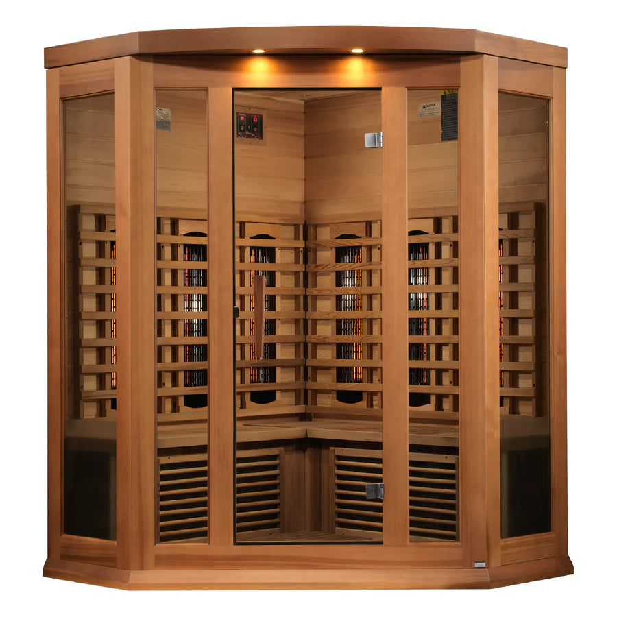 Golden Designs Maxxus 3 Person Full Spectrum IR Sauna (MX-M356-01-FS CED)