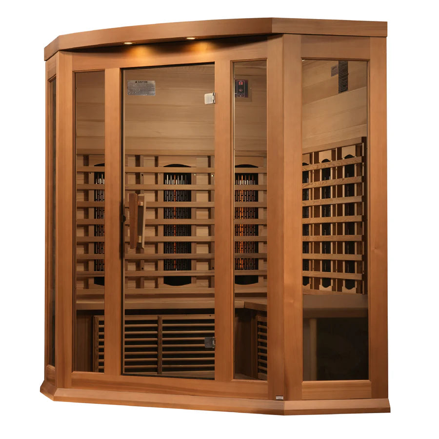Golden Designs Maxxus 3 Person Full Spectrum IR Sauna (MX-M356-01-FS CED)