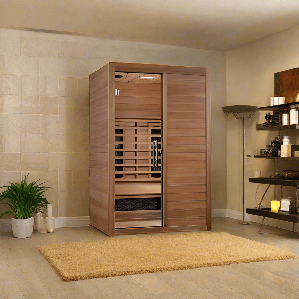 Golden Designs Saunas Golden Designs Maxxus S-Line 2 Person Full Spectrum IR Sauna (MX-S206-01)