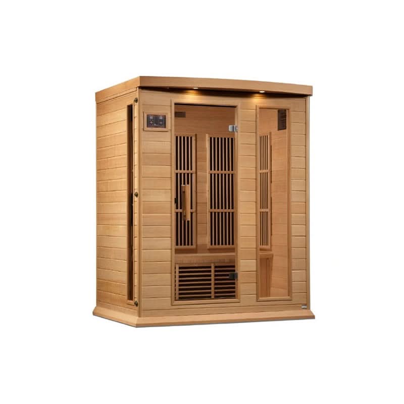 Golden Designs Saunas Golden Designs Maxxus 3 Person Near Zero EMF FAR IR Sauna (MX-K306-01-ZF HEM)