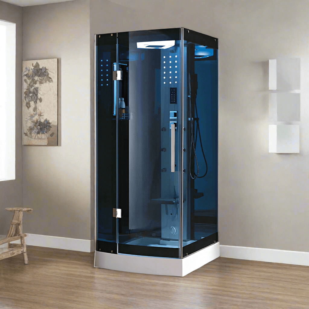 Mesa Showers Mesa WS-301A 1 Person Walk-In Steam Shower - 36"L x 36"W x 85"H