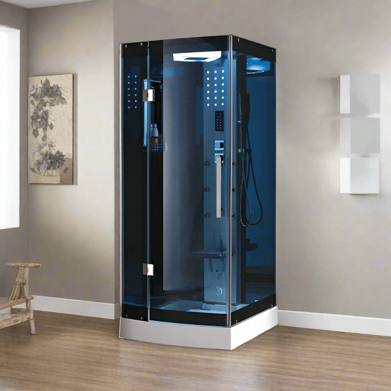 Mesa Showers Mesa WS-301A 1 Person Walk-In Steam Shower - 36"L x 36"W x 85"H