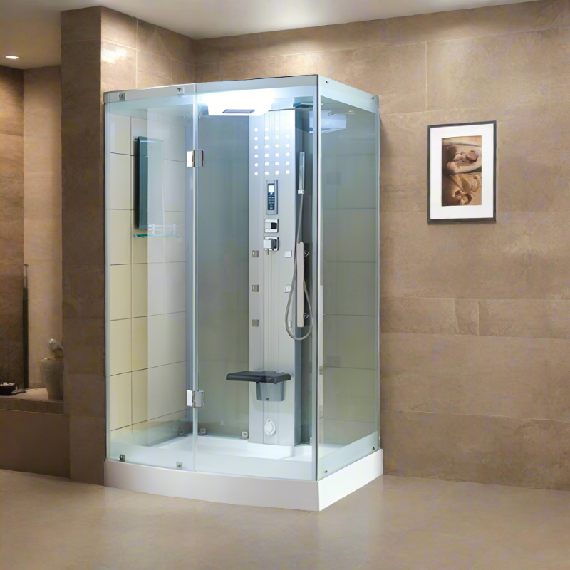 Mesa Showers Mesa WS-300 1 Person Walk-In Steam Shower - 47"L x 35"W x 85"H