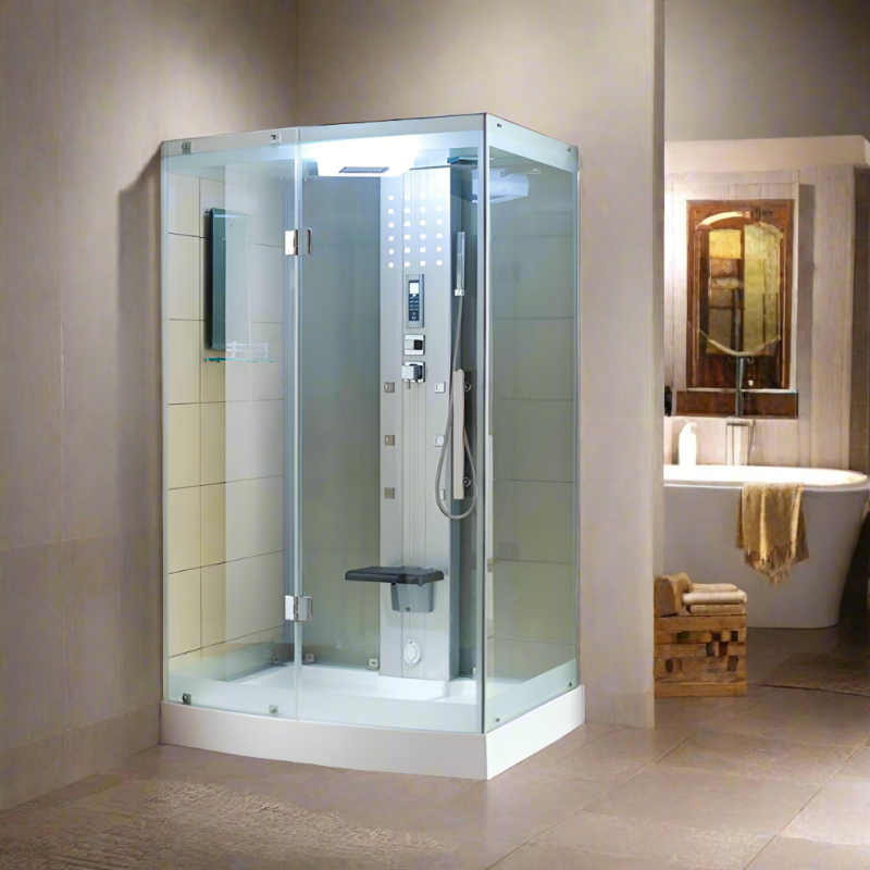 Mesa Showers Mesa WS-300 1 Person Walk-In Steam Shower - 47"L x 35"W x 85"H