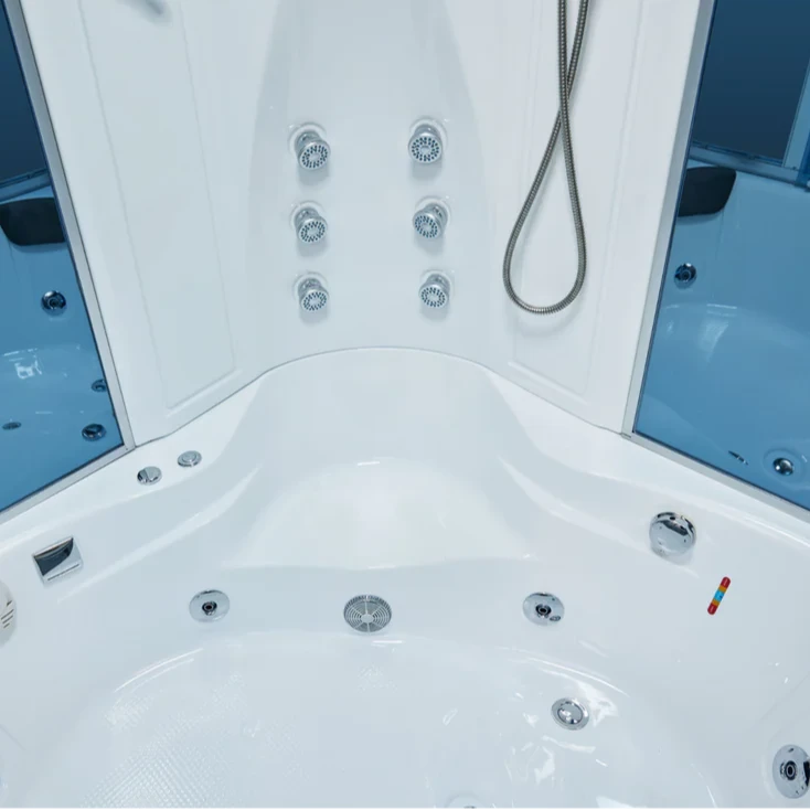 Mesa Showers Mesa Steam Showers 702A Steam Shower Tub Combo - 61" x 61" x 89"