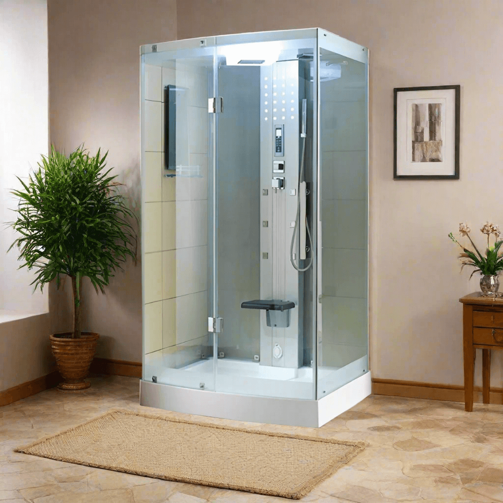 Mesa Showers Mesa WS-300 1 Person Walk-In Steam Shower - 47"L x 35"W x 85"H
