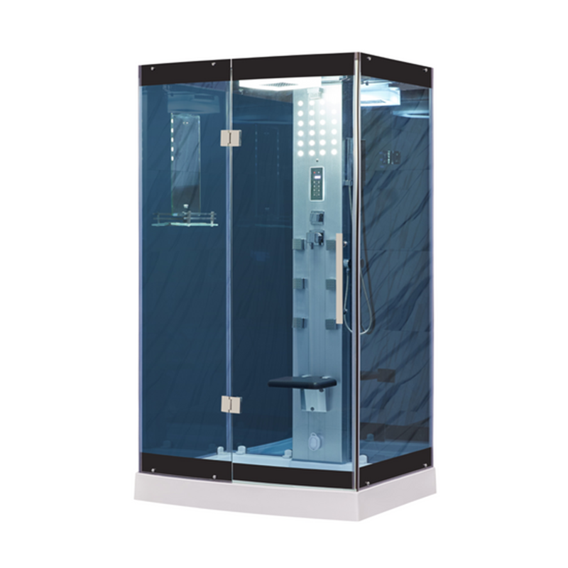 Mesa Showers Mesa WS-300A Steam Shower - 47"W x 35"D x 85"H (Blue Glass)