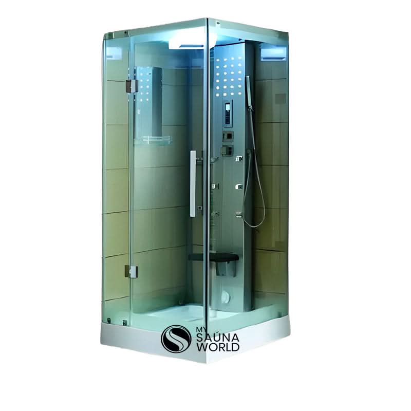 Mesa Showers Mesa WS-301 1 Person Walk-In Steam Shower - 36"L x 36"W x 85"H
