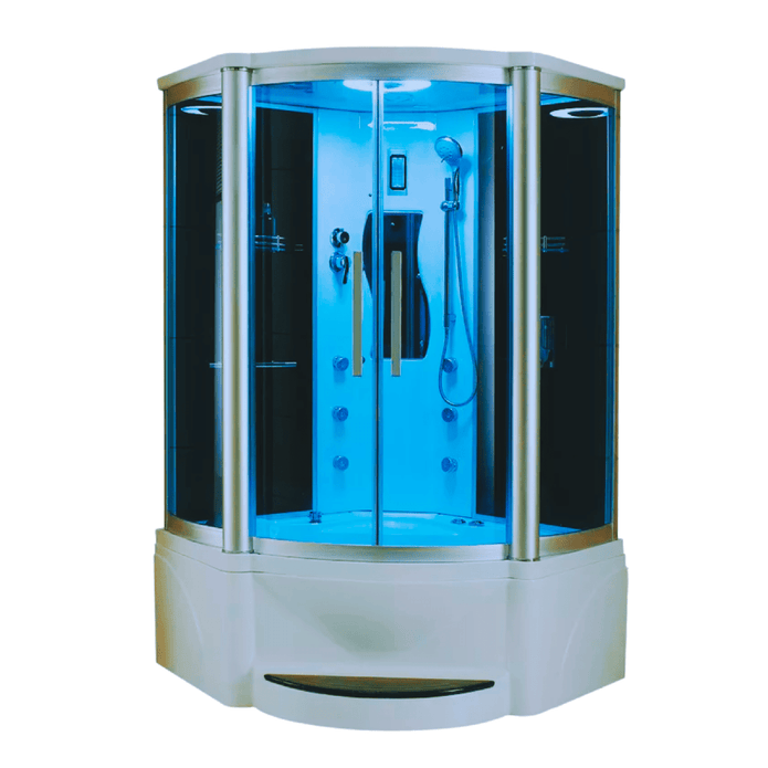 Mesa Showers Mesa WS-609P Steam Shower Tub Combo - 48" x 48" x 85"