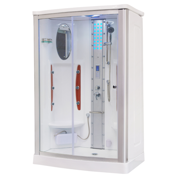 Mesa Showers Right Mesa WS-803A 2 Person Walk-In Steam Shower - 54"L x 35"W x 85"H