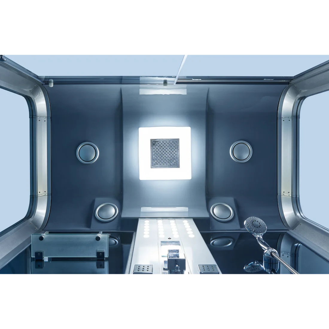 Mesa Showers Mesa WS-501 Yukon Steam Shower With Jetted Tub - 59"x 33.5"x 87"