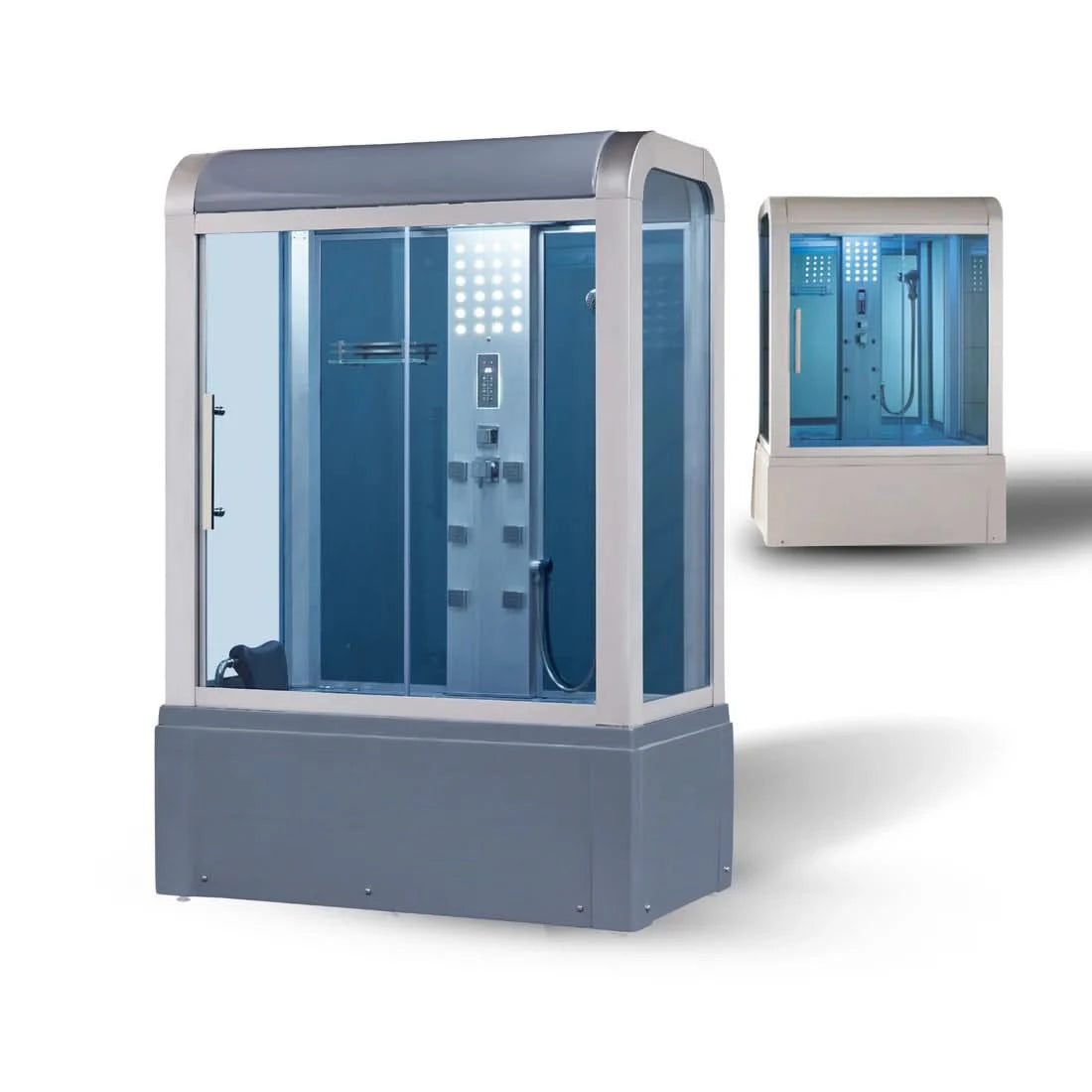 Mesa Showers Mesa WS-501 Yukon Steam Shower With Jetted Tub - 59"x 33.5"x 87"