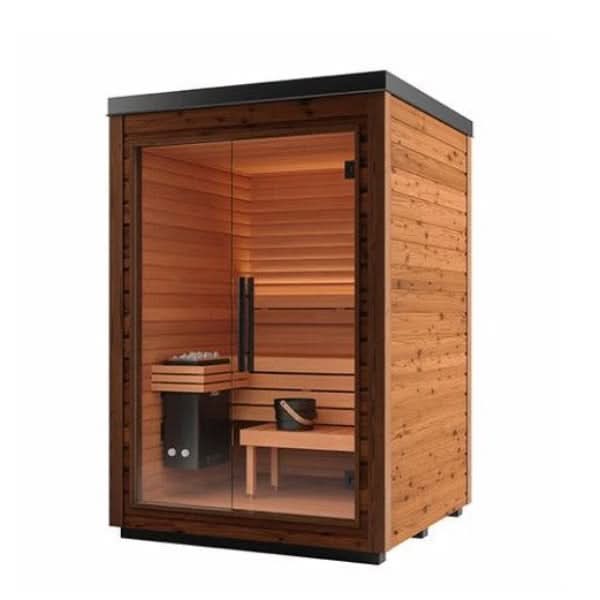 Auroom Saunas Auroom Mira S 1-2 Person Outdoor Modular Cabin Sauna Kit