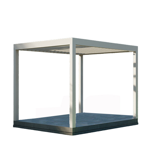 My Sauna World Outdoor Furniture Forever Shade Modern Design Louvered Aluminum Pergola