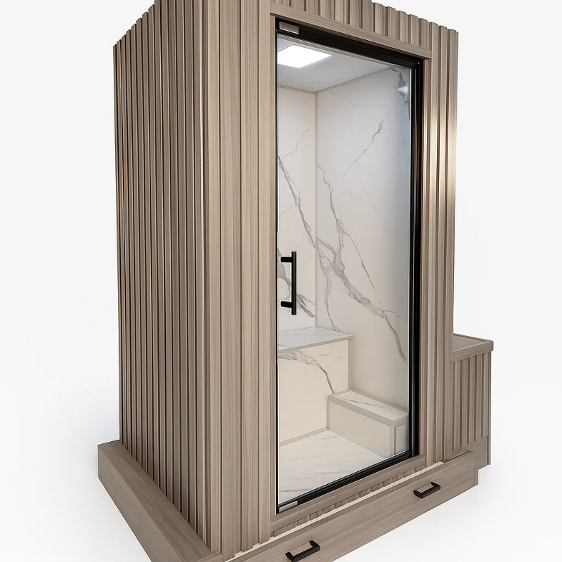 GeyserSteam Saunas GeyserSteam Fly Geyser 2 Person Indoor Steam Room