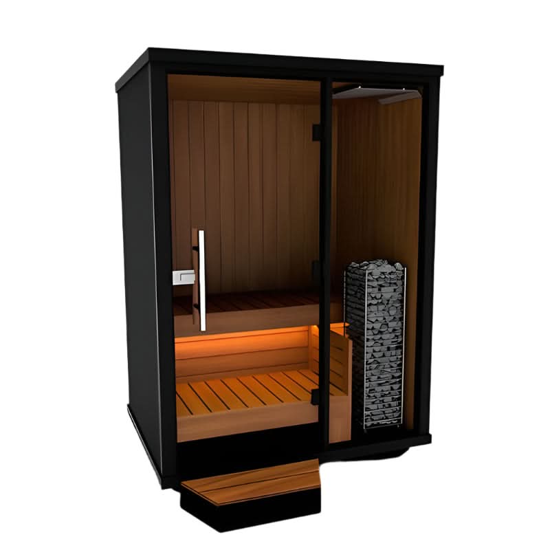 Haljas Saunas Haljas Hele Nano 2 Person Outdoor Sauna House