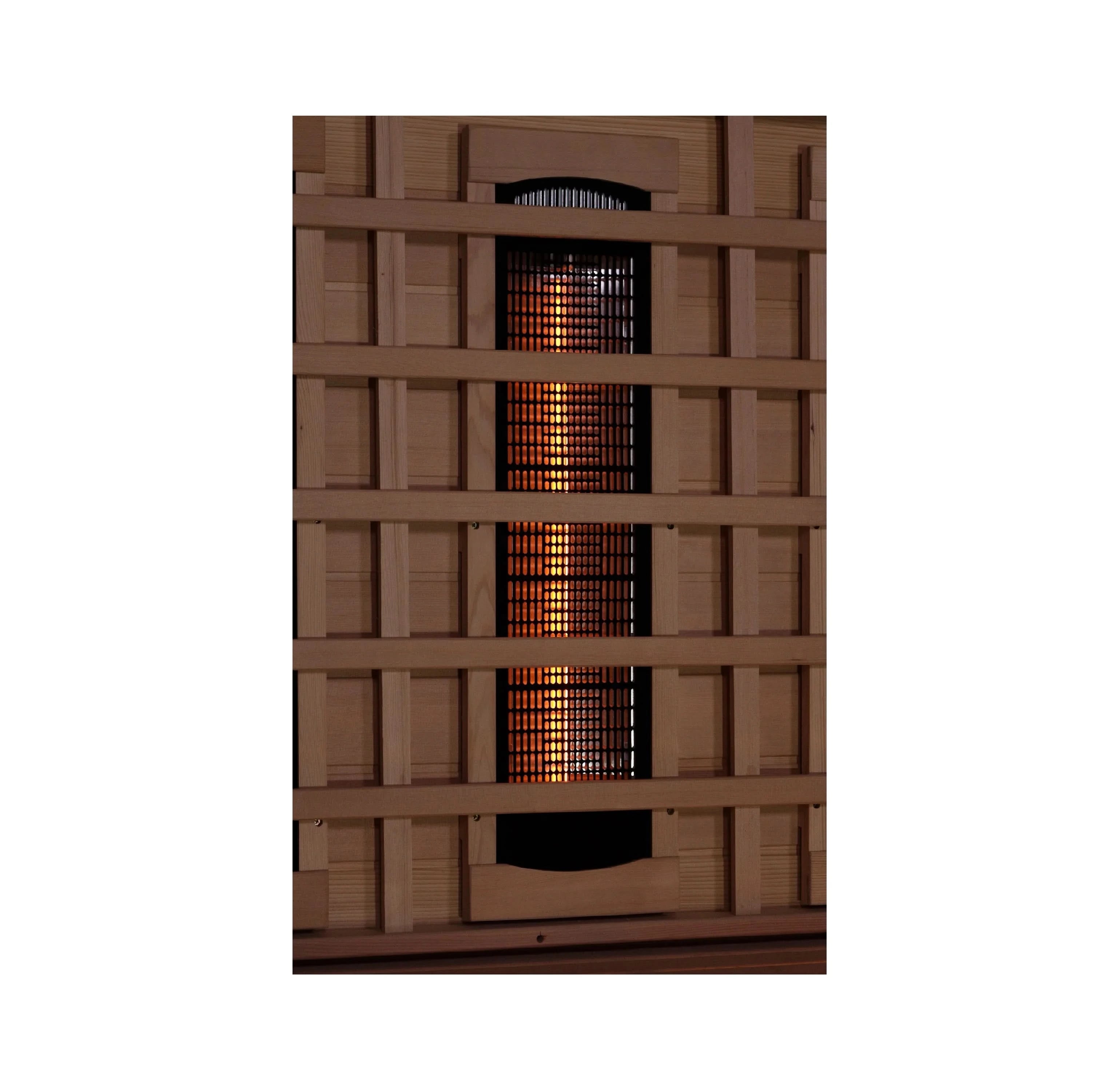 Golden Designs Saunas Golden Designs Reserve Edition 3 Person Near Zero EMF Full Spectrum with Himalayan Salt Bar (GDI-8230-01)