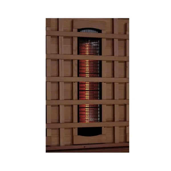 Golden Designs Saunas Golden Designs Reserve Edition 6 Person Near Zero EMF Full Spectrum with Himalayan Salt Bar (GDI-8260-01)