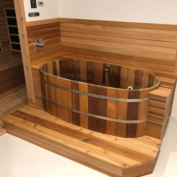 Northern Lights Hot Tubs Northern Lights Electric 2 Person Ofuro Tub Package