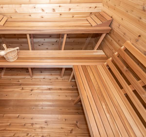 Dundalk LeisureCraft Saunas Dundalk LeisureCraft Knotty Cedar POD Sauna
