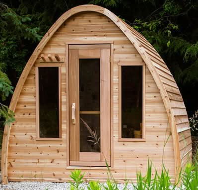Dundalk LeisureCraft Saunas Dundalk LeisureCraft Knotty Cedar POD Sauna