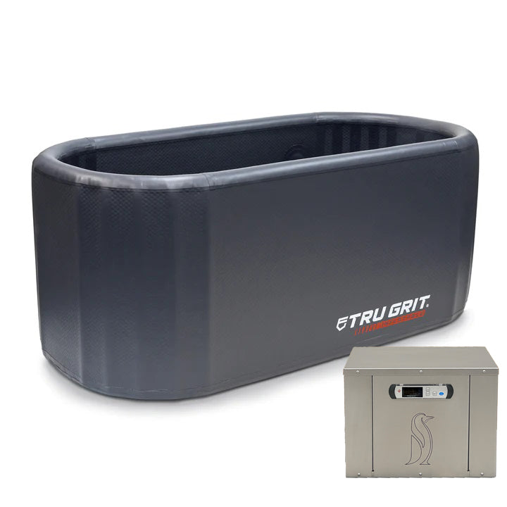 Penguin Chillers Tru Grit Inflatable Tub & Cold Therapy Chiller