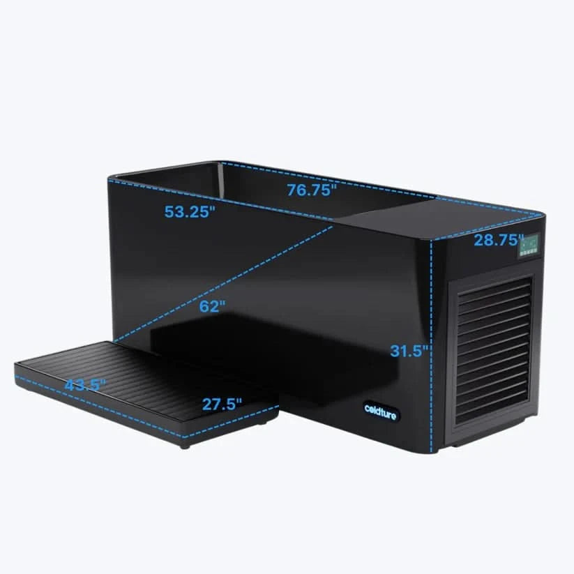 Coldture Cold Plunge Tubs Coldture Cold Therapy Pro Plunge