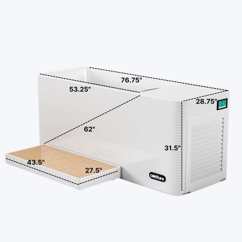 Coldture Cold Plunge Tubs Coldture Cold Therapy Pro Plunge