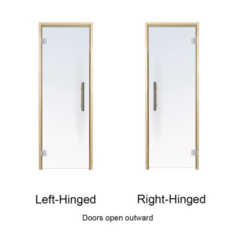 Prosaunas Aspen Frame Clear ADA Glass Sauna Door 36x81