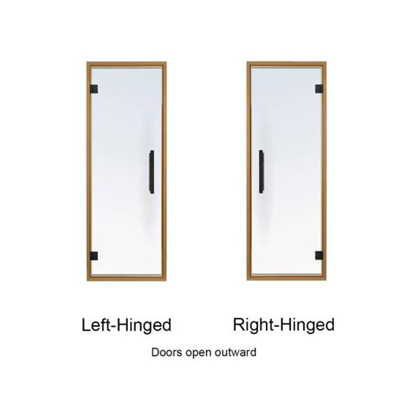 Prosaunas Aspen Frame Tinted Glass Sauna Door 24x73