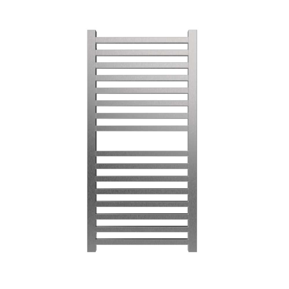 Amba Sauna Accessories Q2142B.2 - Brushed Amba Quadro Q2142 16 Bar Hardwired Towel Warmer