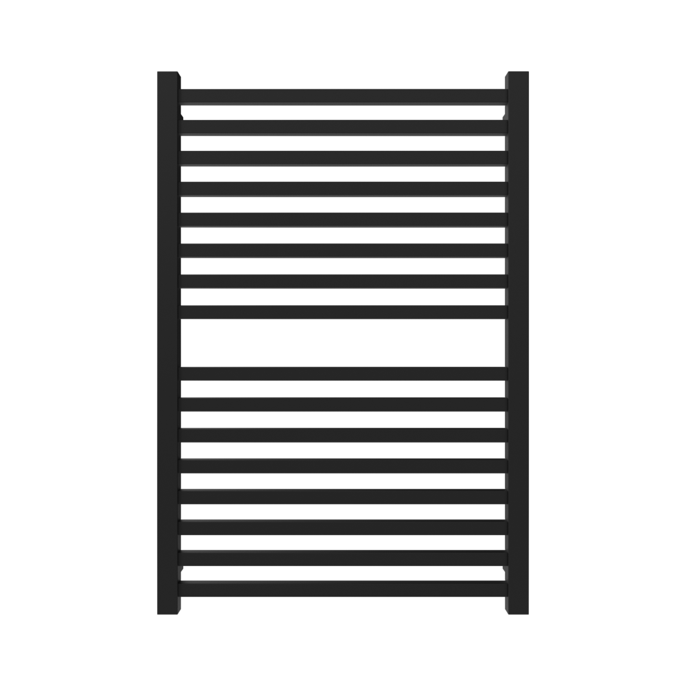 Amba Sauna Accessories Q2942MB.2 - Matte Black Amba Quadro Q2942 16 Bar Hardwired Towel Warmer