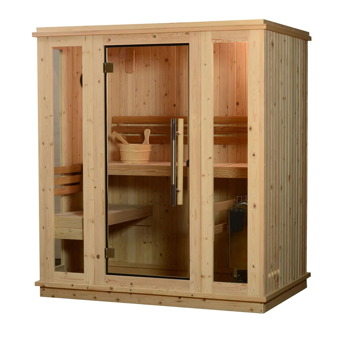 Almost Heaven Saunas Almost Heaven 2-3 Person Auburn Indoor Sauna