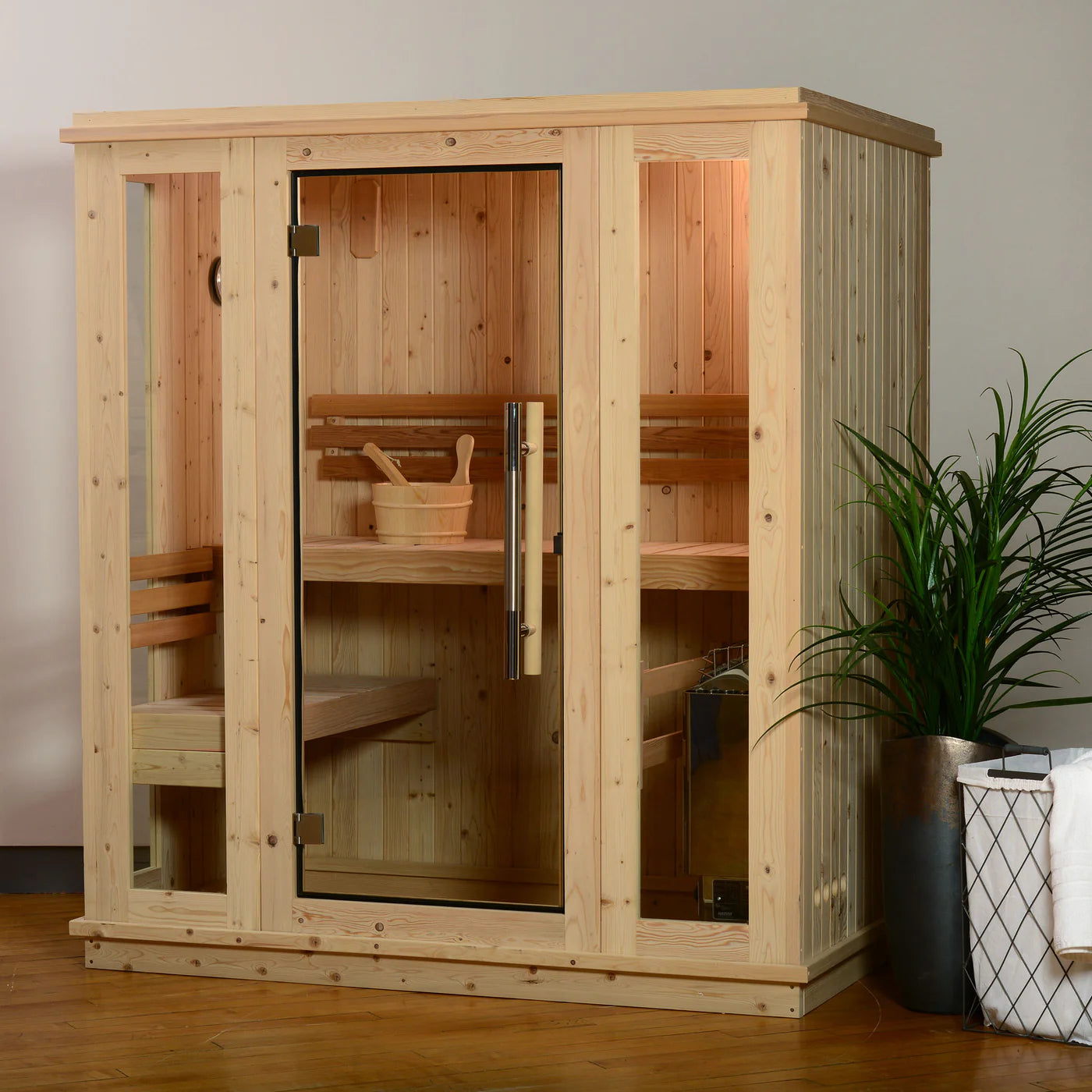 Almost Heaven Saunas Almost Heaven 2-3 Person Auburn Indoor Sauna
