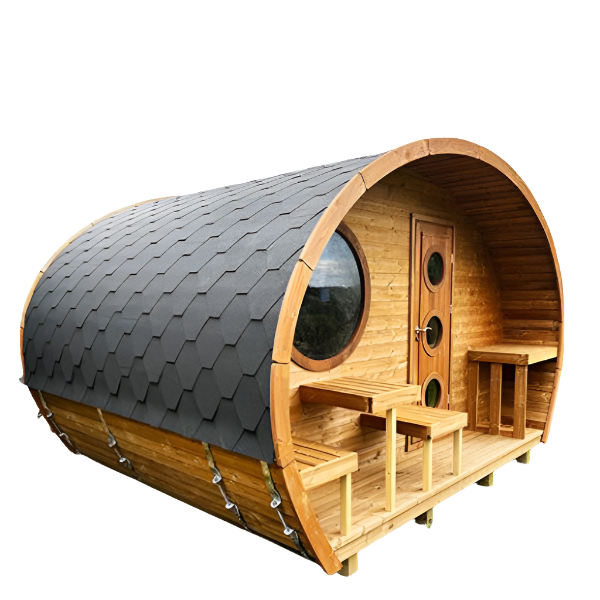 SaunaLife Saunas SaunaLife Model G11 8 Person Outdoor Sauna