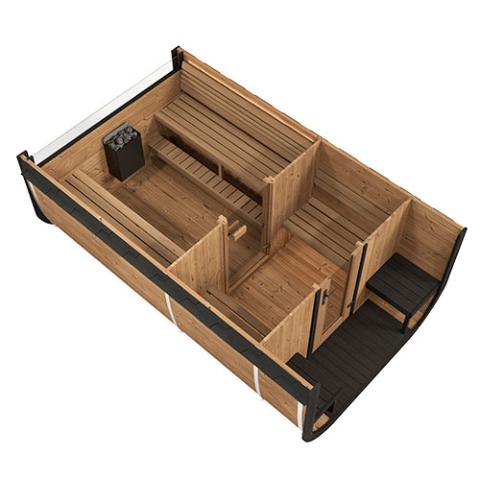 SaunaLife Saunas SaunaLife CL12GCP Luxury Sauna Suite Kit