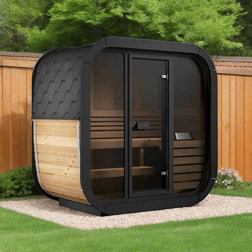 SaunaLife Saunas SaunaLife Model CL4G 3 Person Cube-Series Outdoor Sauna Kit