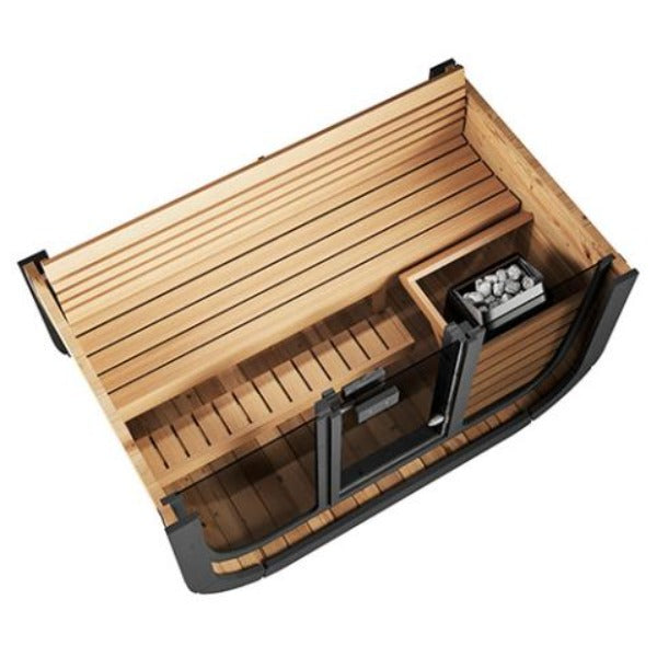 SaunaLife Saunas SaunaLife Model CL4G 3 Person Cube-Series Outdoor Sauna Kit