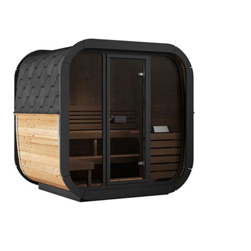 SaunaLife Saunas SaunaLife Model CL5G 4 Person Cube-Series Outdoor Sauna Kit